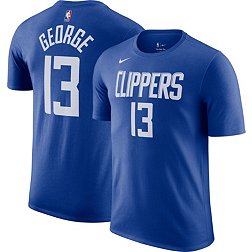 Nike Men's Los Angeles Clippers Paul George #13 Blue T-Shirt