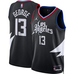 Nike Men's Los Angeles Clippers Paul George #13 Black Dri-FIT Swingman Jersey