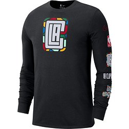 Nike Men's 2022-23 City Edition Los Angeles Clippers Black Essential Long Sleeve Shirt