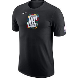 Nike Men's 2022-23 City Edition Los Angeles Clippers Black Warm-Up T-Shirt