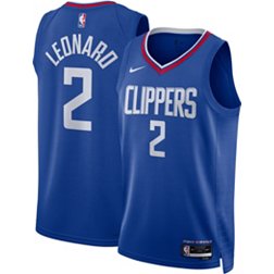 Nike Men's Los Angeles Clippers Kawhi Leonard #2 Blue Dri-FIT Swingman Jersey