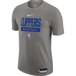 Nike Men's Los Angeles Clippers Grey Dri-Fit Practice T-Shirt