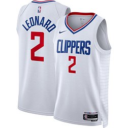 Nike Men's Los Angeles Clippers Kawhi Leonard #2 White Dri-FIT Swingman Jersey
