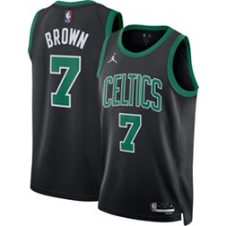 Nike Men's Boston Celtics Jaylen Brown #7 Black Dri-FIT Swingman Jersey