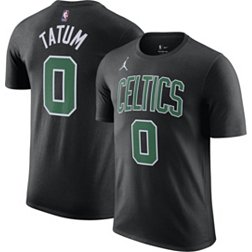 Nike Men's Boston Celtics Jayson Tatum #0 Black T-Shirt