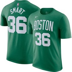 Boston Celtics Black Mesh Crew Neck T-Shirt By Mitchell & Ness - Mens