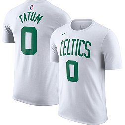 Nike Men's Boston Celtics Jayson Tatum #0 White T-Shirt
