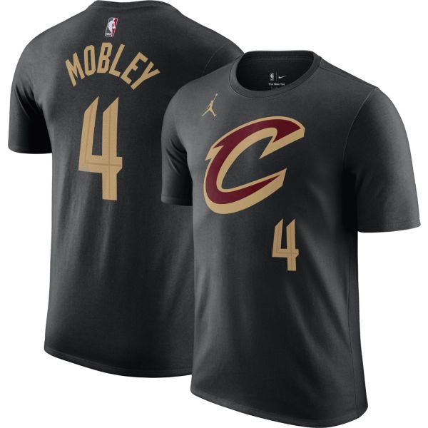 Nike Men's Cleveland Cavaliers Evan Mobley #4 Black T-Shirt