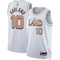 Nike Men's 2022-23 City Edition Cleveland Cavaliers Darius Garland #10 White Dri-FIT Swingman Jersey