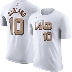 Nike Men's 2022-23 City Edition Cleveland Cavaliers Darius Garland #10 White Cotton T-Shirt