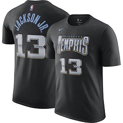Nike Men's 2022-23 City Edition Memphis Grizzlies Jaren Jackson Jr. #13 Black Cotton T-Shirt
