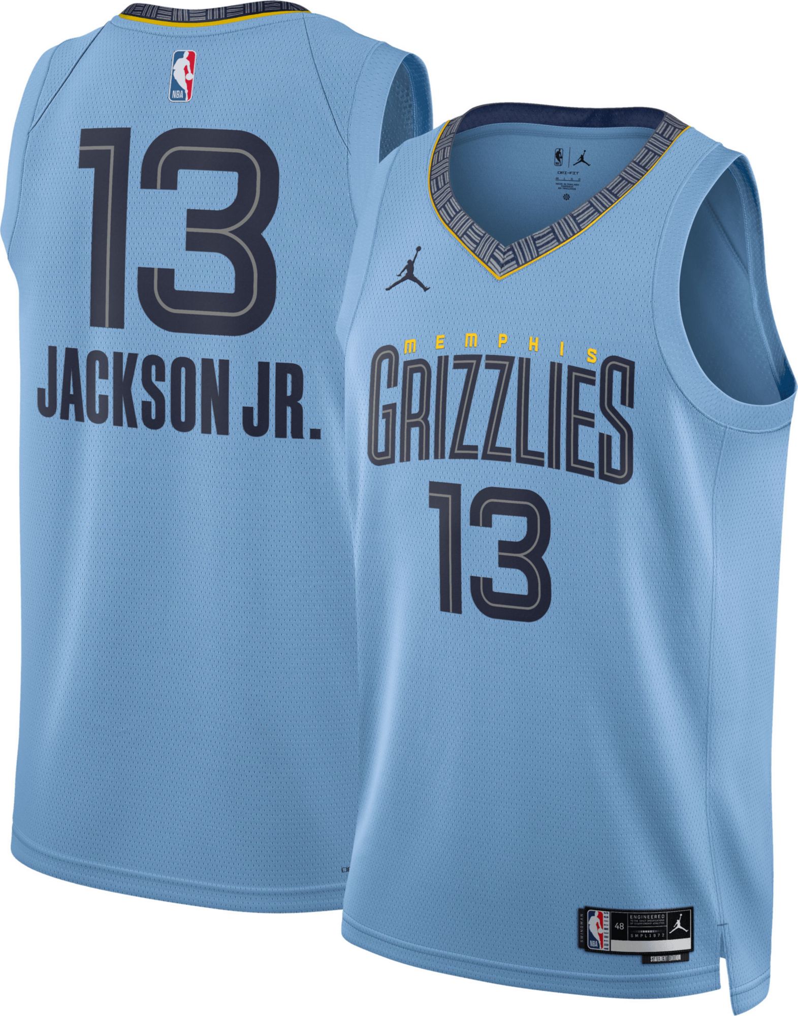 Jordan Adult Memphis Grizzlies Jaren Jackson Jr. #13 Swingman Statement Jersey