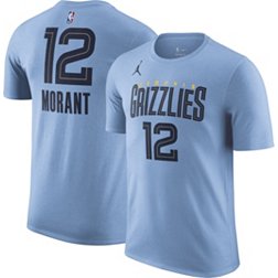 Nike Men's Memphis Grizzlies Ja Morant #12 Blue T-Shirt