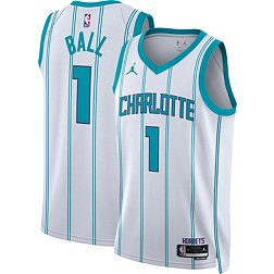 Kids' Charlotte Hornets LaMelo Ball #1 Nike Swingman Jersey Small Teal