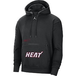 Nike Men's Miami Heat Black Fleece Courtside Statement Hoodie