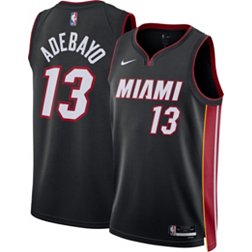 Nike Men's Miami Heat Bam Adebayo #13 Black Dri-FIT Swingman Jersey