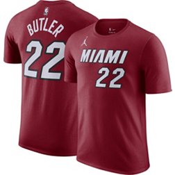 Nike Men's Miami Heat Jimmy Butler #22 Red T-Shirt