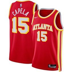 Nike Men's Atlanta Hawks Clint Capela #15 Red Dri-FIT Swingman Jersey