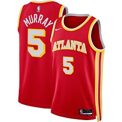 Nike Men's Atlanta Hawks Dejounte Murray #5 Red Dri-FIT Swingman Jersey