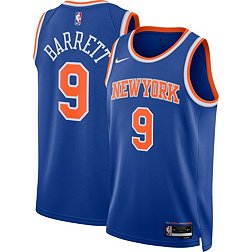 Nike Men's New York Knicks RJ Barrett #9 Blue Dri-FIT Swingman Jersey
