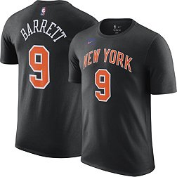 Nike Youth 2021-22 City Edition New York Knicks RJ Barrett #9 Swingman Jersey - Black - L