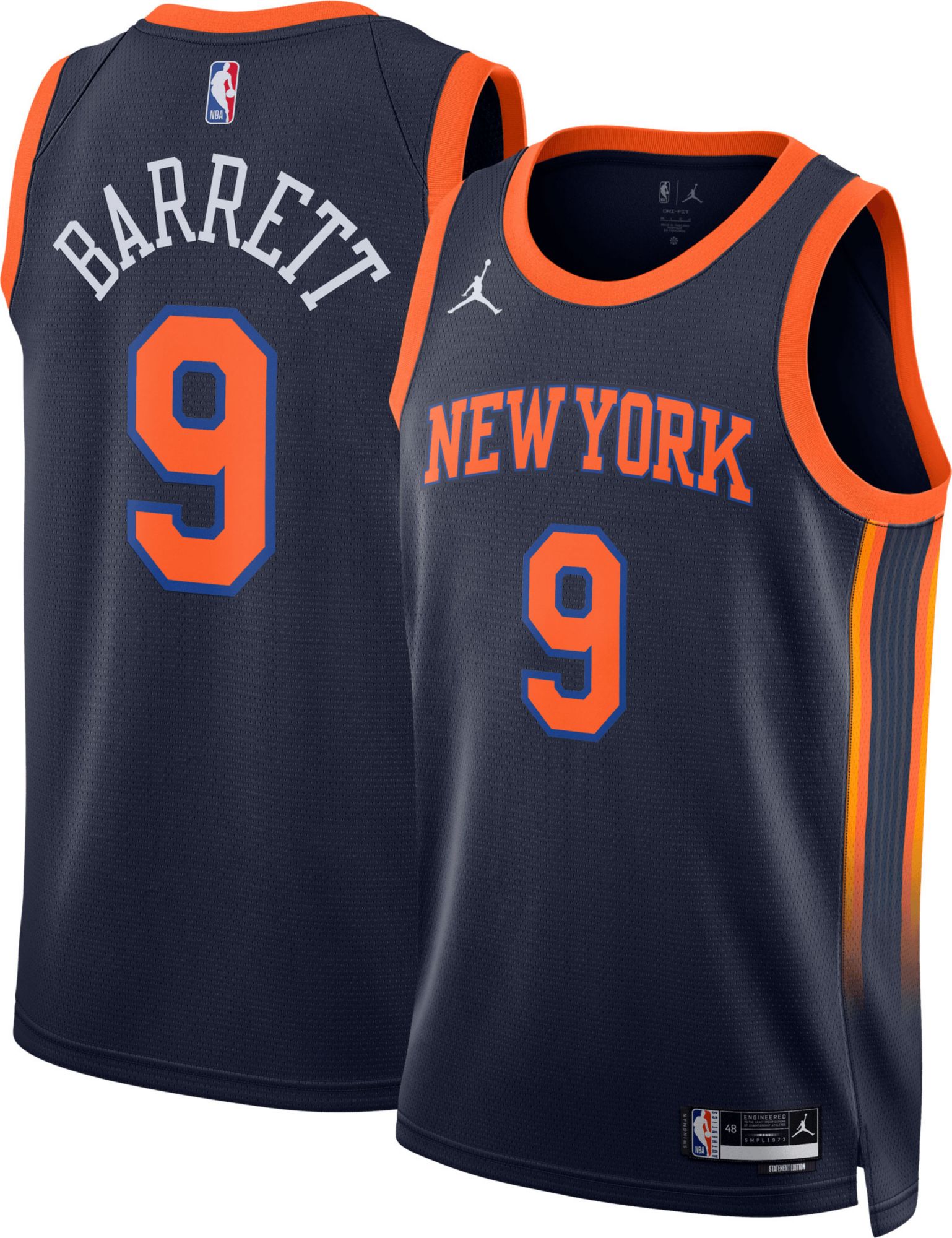 RJ Barrett New York Knicks Nike Classic Edition Swingman Jersey Men's  2022 NBA