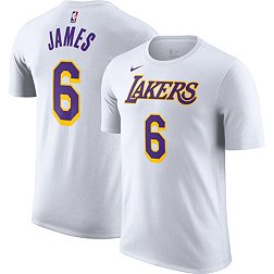 LA Lakers Nike LeBron James #23 Grey Hoodie Sweatshirt Men's Large