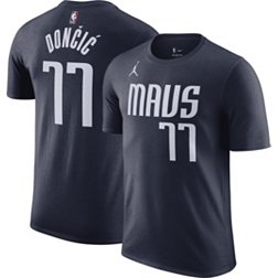 Nike Men's Dallas Mavericks Luka Doncic #77 Navy T-Shirt