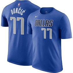Nike Men's Dallas Mavericks Luka Doncic #77 Royal T-Shirt
