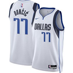 Nike Men's Dallas Mavericks Luka Doncic #77 White Dri-FIT Swingman Jersey