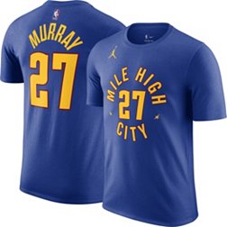 Nike Men's Denver Nuggets Jamal Murray #27 Blue T-Shirt