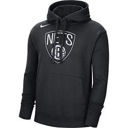 Nike Men's Brooklyn Nets Black Fleece Pullover Hoodie