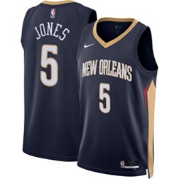 Nike Men's New Orleans Pelicans Herb Jones #5 Navy Dri-FIT Swingman Jersey