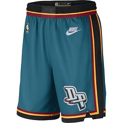 Nike Men's Detroit Pistons Black Hardwood Classic Shorts