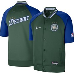 Nike Men's 2022-23 City Edition Detroit Pistons Green Showtime T-Shirt