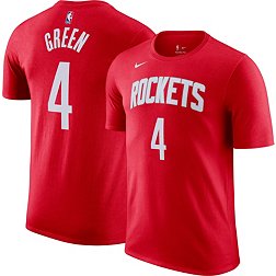 Nike Men's Houston Rockets Jalen Green #4 Red T-Shirt