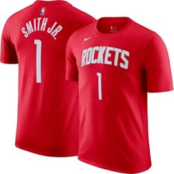 Nike Men's Houston Rockets Jabari Smith #1 Red T-Shirt