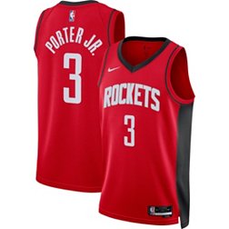 Nike Men's Houston Rockets Kevin Porter Jr. #3 Red Dri-FIT Swingman Jersey