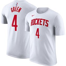 Nike Men's Houston Rockets Jalen Green #4 White T-Shirt