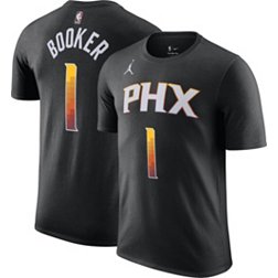 Nike Men's Phoenix Suns Devin Booker #1 Black T-Shirt