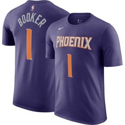 Nike Men's Phoenix Suns Devin Booker #1 Purple T-Shirt