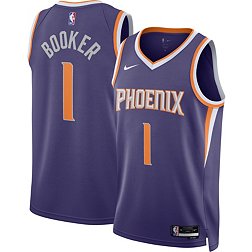 Nike Men's Phoenix Suns Devin Booker #1 Purple Dri-FIT Swingman Jersey
