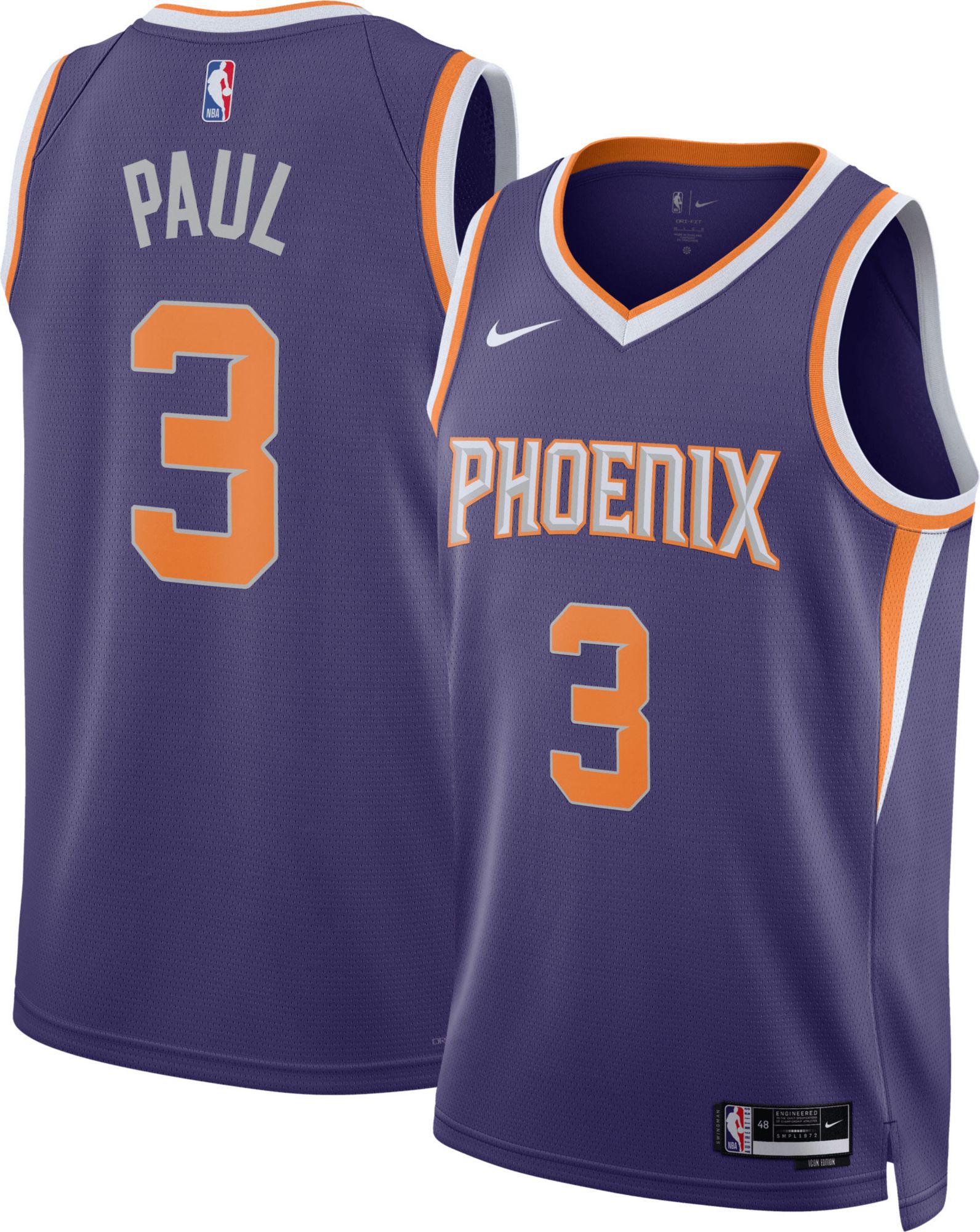 Nike Adult Phoenix Suns Chris Paul #3 Icon Jersey