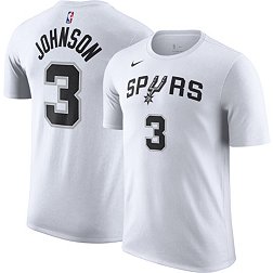 Nike Men's San Antonio Spurs Keldon Johnson #3 White T-Shirt