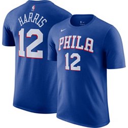 Nike Men's Philadelphia 76ers Tobias Harris #12 Blue T-Shirt