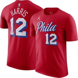 Nike Men's Philadelphia 76ers Tobias Harris #12 Red T-Shirt