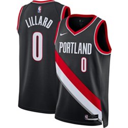 Nike Men's Portland Trail Blazers Damian Lillard #0 Black Dri-FIT Swingman Jersey