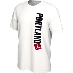 Jordan Men's Portland Trail Blazers White Essential Statement T-Shirt