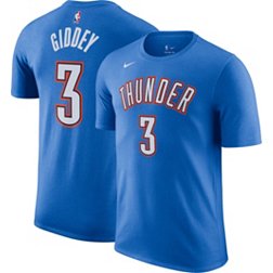 Nike Men's Oklahoma City Thunder Josh Giddey #3 Blue T-Shirt