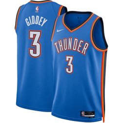 Nike Men's Oklahoma City Thunder Josh Giddey #3 Blue Dri-FIT Swingman Jersey